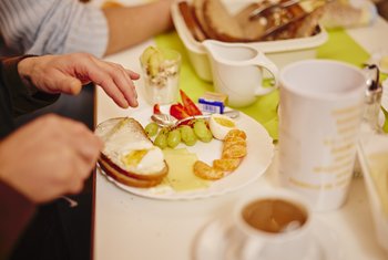 Frühstück für obdachlose Menschen
