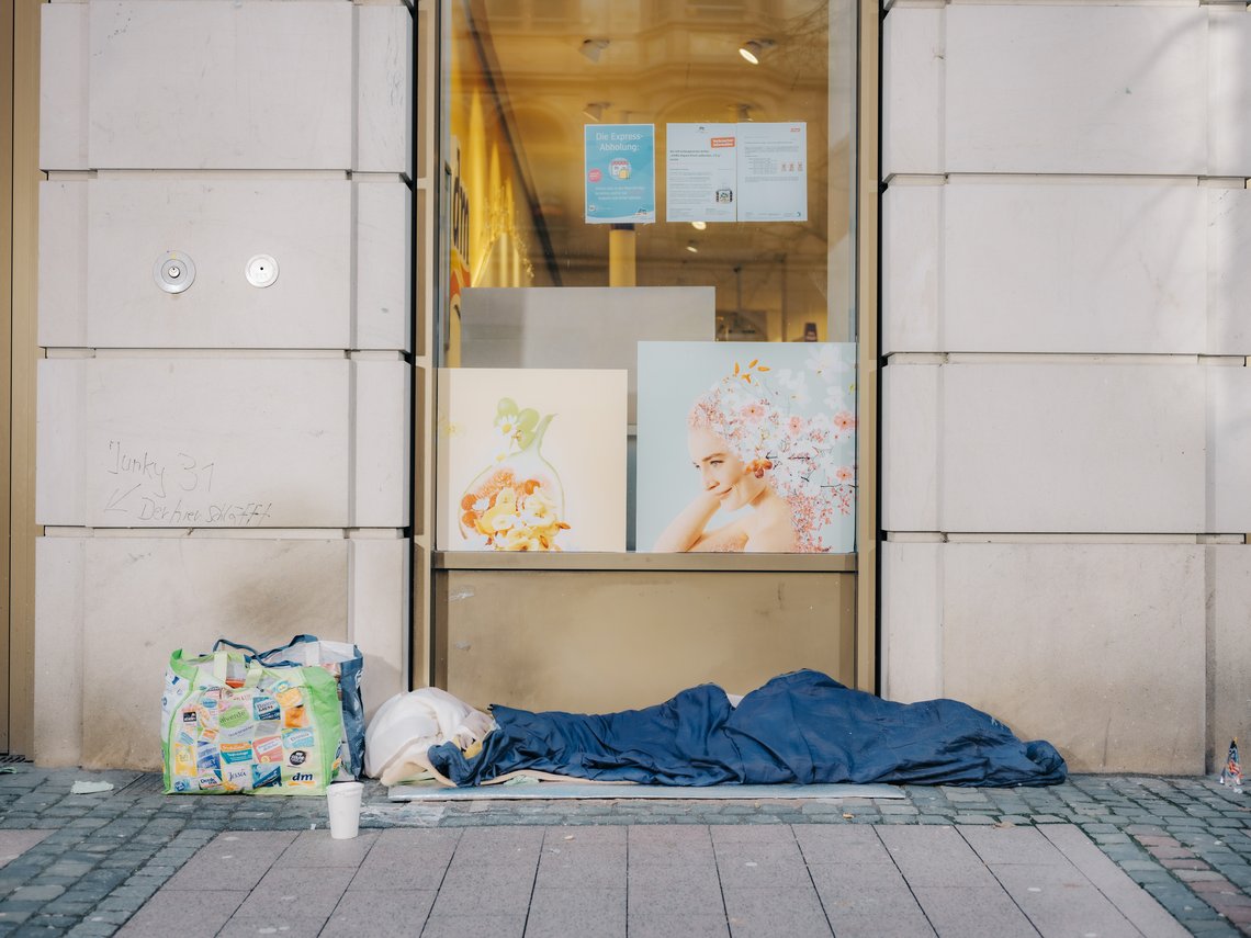 Wo Obdachlose schlafen
