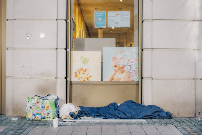 Wo Obdachlose schlafen